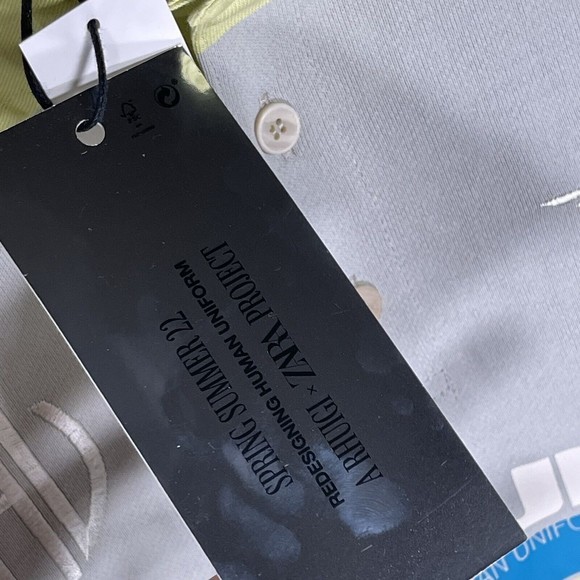 Zara Yellow and White Polo Shirt - Picture 8 of 10